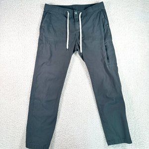 Vuori Pants Mens Large Climbing Ripstop Outdoor Hiking Black Charcoal black/grey